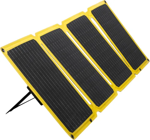 Miniatura 9 de SunJack Panel solar plegable de 15 vatios, panel solar portátil monocristalino ETFE con USB-C y USB-A, paneles solares impermeables IP67