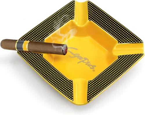 Miniatura 9 de Ceniceros grandes para patio de 8 pulgadas, cenicero cuadrado para cigarrillos de 8 pulgadas, bandeja de cenizas para patio, exterior, cenicero