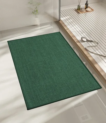 Miniatura 33 de chakme Alfombras de Baño 24x17, Alfombra de Baño Ultra Delgada Antideslizante Pequeña de Secado Rápido Absorbente para Piso de Baño