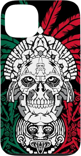Miniatura 7 de iPhone 11 Pro Max Aztec Warrior Skull - Ancestros mexicanos - Funda de raíces mexicanas