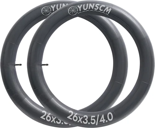Miniatura 3 de 2-PCS 26 x 4.0 Regular/Heavy Duty E-Bike Tubes Schrader Valve 26x4.0 AV32MM 26x4 Fat Bicycle Tubes Compatible with 26X4 Electric Bike/MTB Bicycle