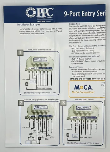 Miniatura 3 de C.P. Company PPC Evolution - Amplificador de señal con amplificador de 9 puertos