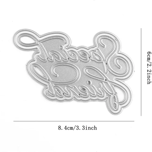 Miniatura 2 de Briartw Troqueles de corte especiales para amigos, palabras, frases, sombra, sentimiento, para hacer tarjetas, letras del alfabeto, álbumes de Amigo