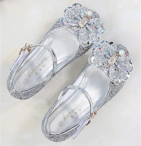 Miniatura 5 de Cadidi Dinos Zapatos de vestir para niñas, zapatos de fiesta de boda, zapatos de tacón Mary Jane Princesa (bebéniño pequeñoniño grande)