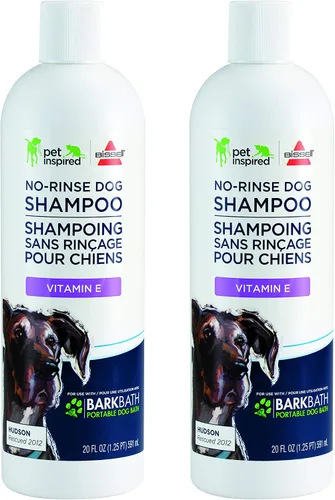 Bissell Champú para perros sin enjuague con vitamina E para BARKBATH (paquete de 2) | 27941