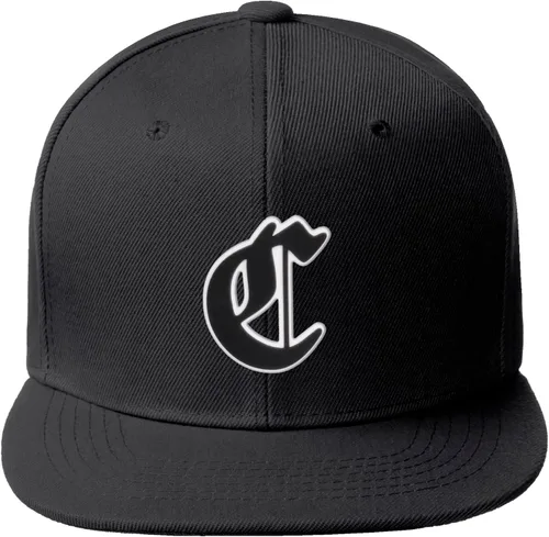 Miniatura 2 de Daxton Gorra clásica con visera de billete plano con letras del alfabeto inglés antiguo de la A a la Z