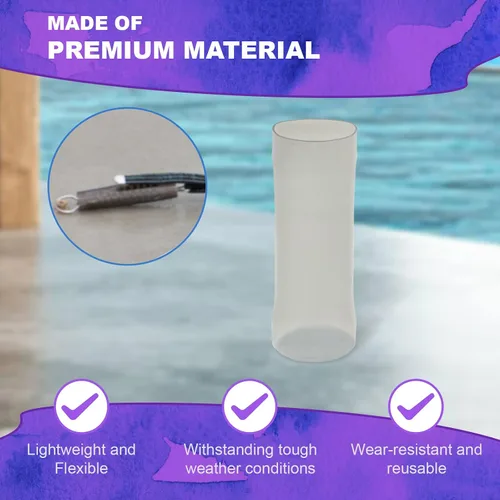 Miniatura 6 de Poolzilla 1 paquete de fundas para cubierta de seguridad para piscina, hechas de vinilo, protegen los resortes y cubiertas de arañazos