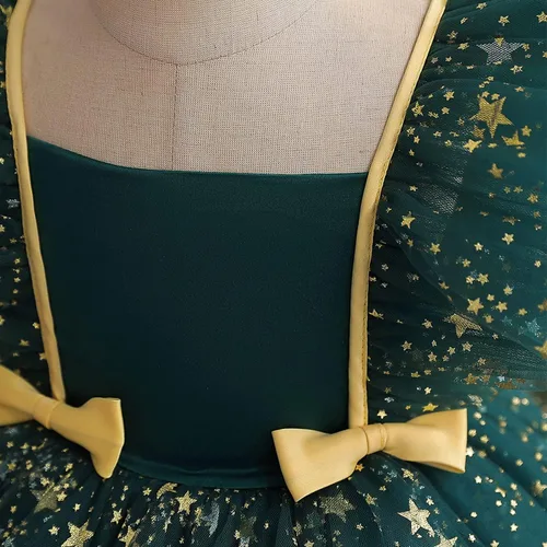 Miniatura 4 de Nileafes Vestido de princesa de tul para niñas pequeñas, vestido tutú de fiesta