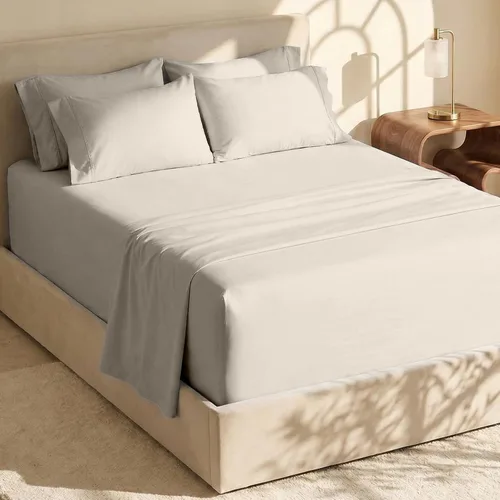 Miniatura 48 de Hearth & Harbor - Sábanas con bolsillo extraprofundo, se adapta a colchones de 18 a 24 pulgadas de profundidad, sábanas de tamaño California King