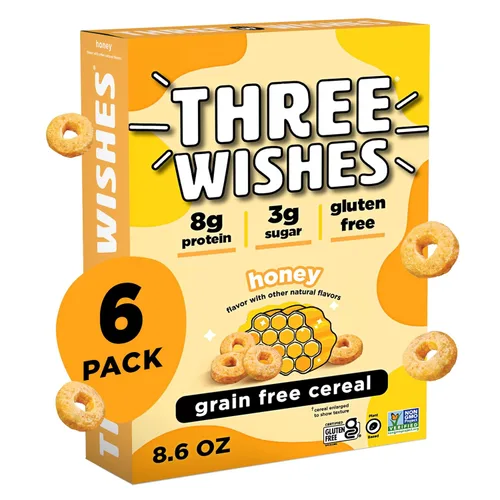 Miniatura 9 de Three Wishes Cereal Sin Granos y Con Proteína - Cereal de Desayuno Saludable, Bajo en Azúcar y Sin Gluten - Bajo en Carbohidratos, a Base