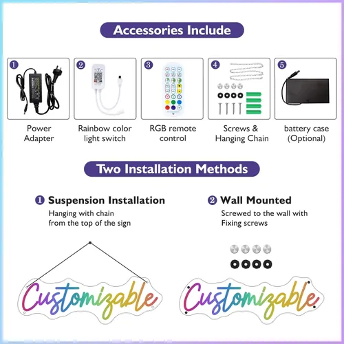 Miniatura 4 de Letreros de neón LED, hechos a mano, para boda, fiesta de cumpleaños, hogar, habitación, tienda, logotipo, bar, novia, regalos, nombre, luces