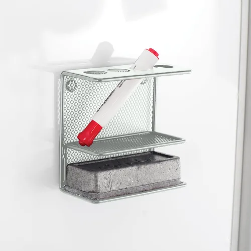 Miniatura 4 de Safco 3611BL Bandeja organizadora de malla de ónix Construcción de acero Acabado duradero con recubrimiento en polvo Se adapta a marcadores