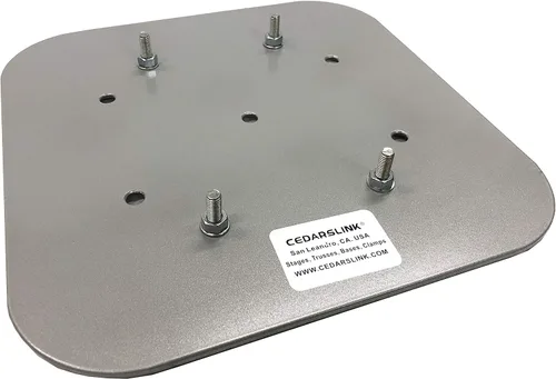 Miniatura 3 de 2 DJ Lighting 6.56 pies (6.6 ft) de aluminio atornillado 8"x8" braguero ligero sistema de tótem dual. 100% aluminio perno estilo trussing 25 libras.
