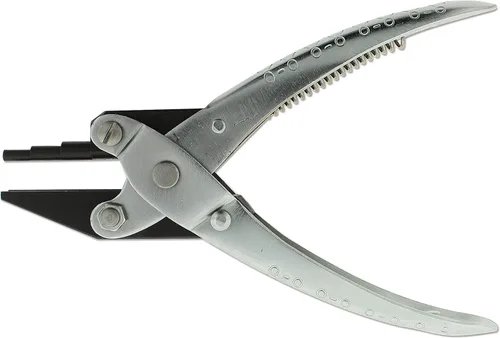 Miniatura 22 de The Beadsmith Alicates paralelos para doblar y formar, 5.25 pulgadas (5.315 in), herramienta de acero para la fabricación de joyas, con mango