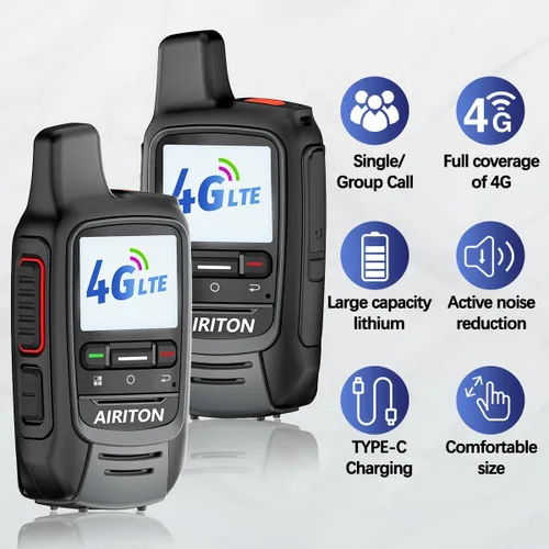 Miniatura 3 de Walkie Talkies - Radio rápida de alcance ilimitado a nivel nacional, 4G, larga distancia, 5000 millas, radio bidireccional POC portátil