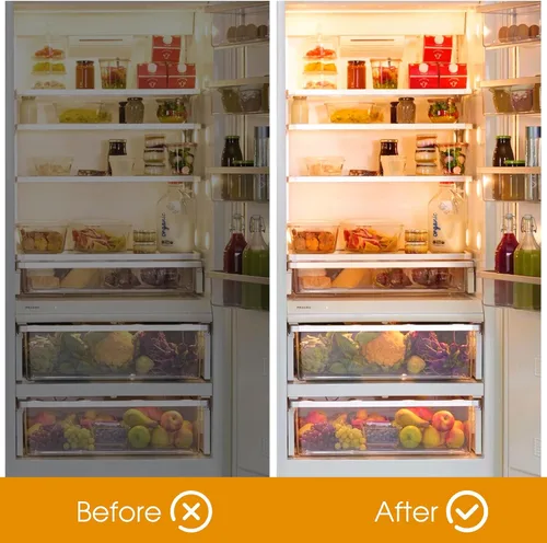 Miniatura 4 de LED Refrigerator Light Bulb 2 Pack，Soft White 2700K 120V 40W Equivalent Appliance Bulb，A15 5W E26 Base Waterproof Fridge Light Bulbs for Freezer