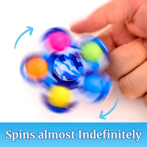 Miniatura 4 de Nutty Toys Fidget Spinner – Juguete sensorial para niños y adultos – Los mejores regalos para aliviar el estrés y la ansiedad 2025, idea única
