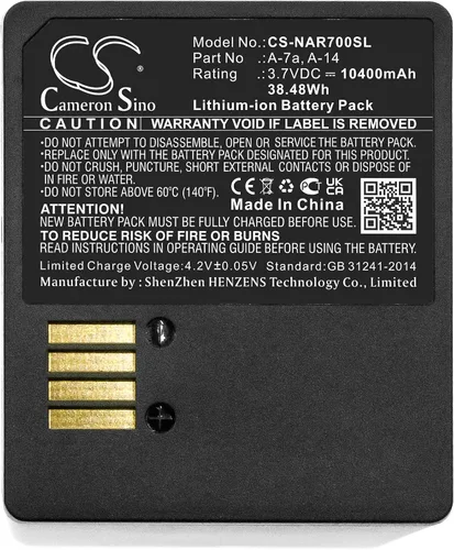 Miniatura 3 de Batería de 10400mAh / 38.48Wh para Arlo Go 2, Arlo Pro 3, Arlo Pro 4, Arlo Ultra 2, FB1001, VML2030 PN: A-14, A-7a