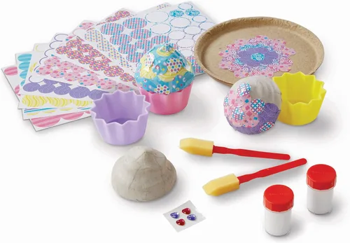 Miniatura 4 de Melissa & Doug Decoupage Made Easy - Kit de manualidades de papel para magdalenas