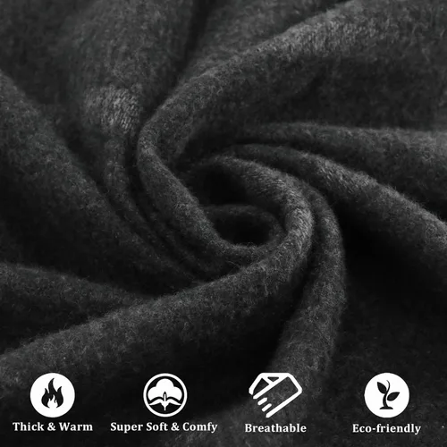 Miniatura 150 de Poncho chal para mujer, suéteres suaves y cálidos para mujer, parte delantera abierta, poncho de viaje para otoño, invierno y primavera