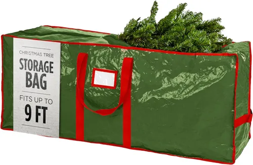 Miniatura 20 de Bolsa de almacenamiento para árbol artificial de Navidad, de gran capacidad Rojo