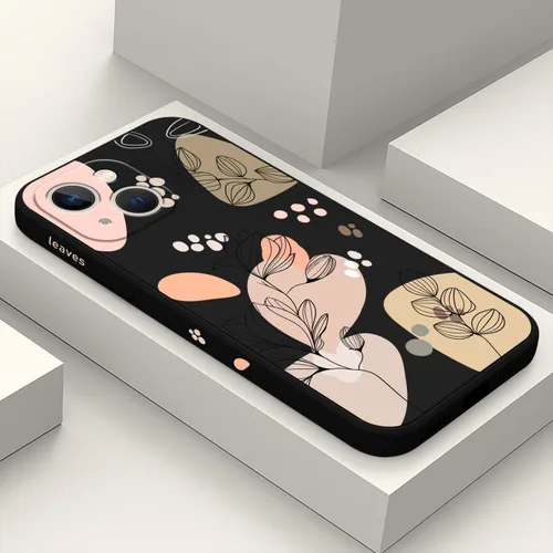 Miniatura 29 de LEECG Funda para iPhone 13 con diseño de mariposas y flores, diseño de astronauta, funda de teléfono con forro de microfibra suave, funda delgada