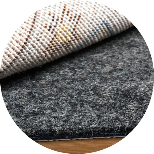 Miniatura 9 de BAGAIL - Almohadillas de fieltro y goma natural de 1/8 pulgadas de grosor, 2.5 x 9.5 pies, agarre antideslizante para alfombra, mantiene