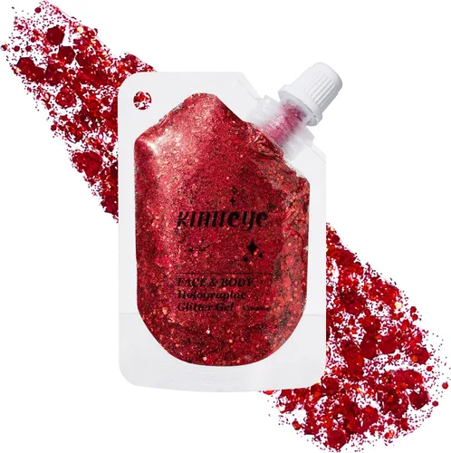 Miniatura 11 de Gel holográfico con purpurina para el rostro, brillo corporal con maquillaje para cabello, cara, clavícula, brazo, uñas, sombra de ojos, lentejuelas