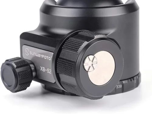 Miniatura 4 de SUNWAYFOTO Trípode Ball Head XB 52 Perfil bajo Inclinación Negro