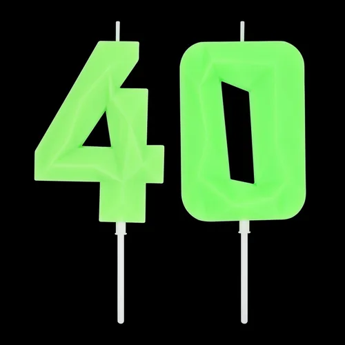 Miniatura 266 de DERVENTA Velas de cumpleaños con números grandes, 3D, color rosa, 3.7 pulgadas, decoración para tartas de fiesta, 1 pieza (número 3 rosa)