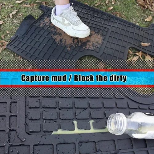 Miniatura 3 de Alfombrillas de Piso Compatibles con Volvo VNL 2004-2017, Alfombrillas de Goma para Piso de Camión Forros de Carga para Accesorios Volvo VNL