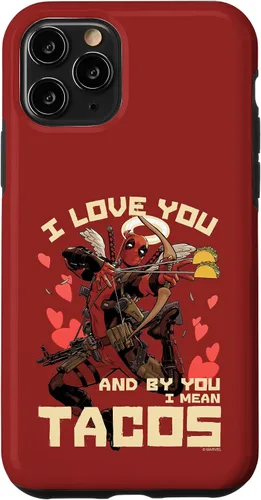 Miniatura 65 de Marvel Deadpool I Love You and by You I Mean Tacos - Carcasa para iPhone 17