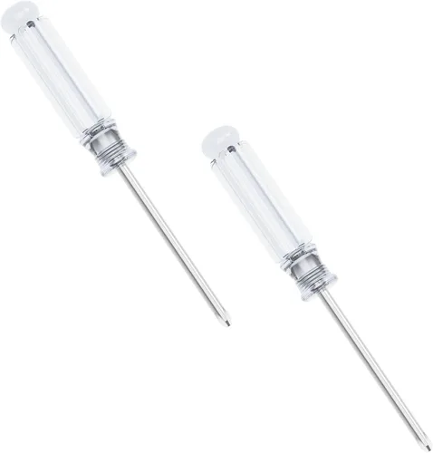 Miniatura 8 de 2 piezas Mini destornillador Phillips, 2.5mm de cabeza cruzada con mango antideslizante negro para pequeños electrodomésticos, 3.62" (92mm)