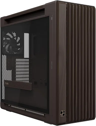 Miniatura 18 de ASUS ProArt PA401 Wood Edition - Carcasa ATX con panel de malla beige, soporte de GPU de hasta 12.402 in, soporte de radiador de 9.449 in