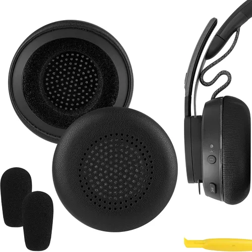 Geekria Almohadillas de repuesto para Logitech Zone Wireless Plus y Zone 900 (excluye Zone Wired, 750, Zone Wireless 2), almohadillas con guía de