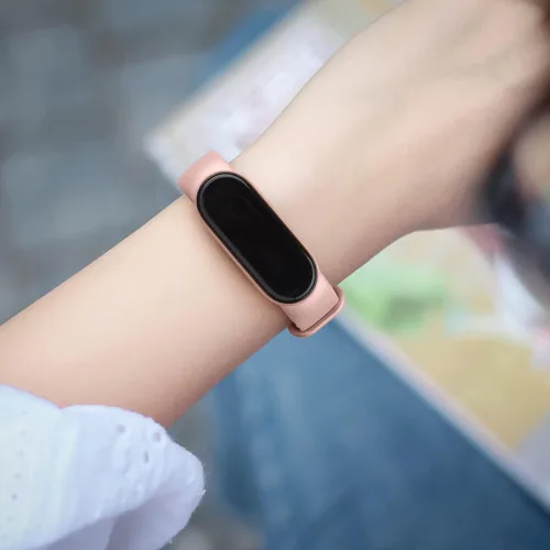 Miniatura 6 de Paquete de 4 correas de repuesto para Amazfit Band 5, correa deportiva de silicona suave compatible con Amazfit Band 5 accesorios de correa de reloj
