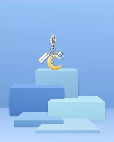 Miniatura 3 de PHCLASY Moon Birthstone Charms