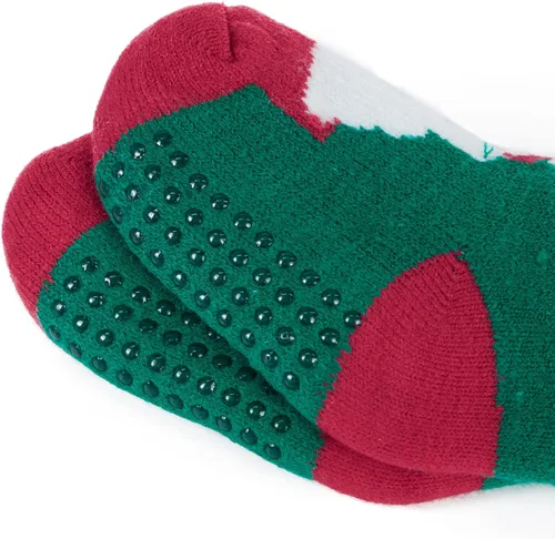 Miniatura 3 de Zando Calcetines peludos de Navidad para niños y niñas, calcetines térmicos gruesos, suaves y esponjosos, calcetines acogedores para niños pequeños