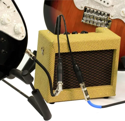 Miniatura 2 de Cable de atasco GA101 Adaptador de guitarra dual Cable de instrumento estéreo de 1/4