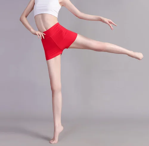 Miniatura 4 de Pantalones cortos de gimnasia para niñas, para voleibol, animación, ballet, elastano
