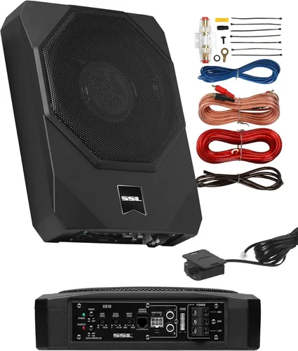 Miniatura 7 de Sound Storm Laboratories US8K 8 Pulgadas Subwoofer de Audio para Coche con Potencia Bajo el Asiento - 800 Vatios Máx, Perfil Bajo, Amplificador
