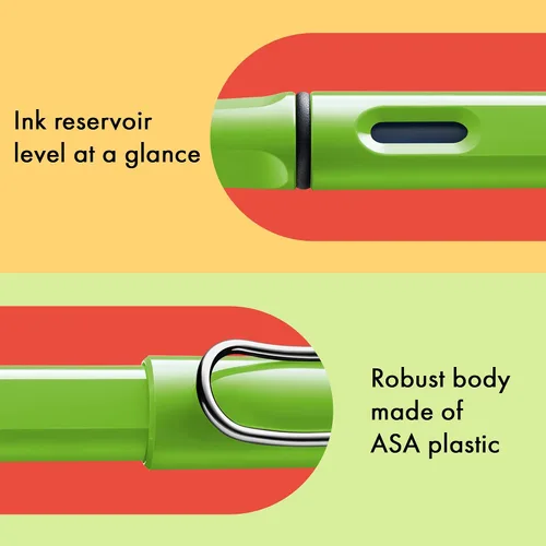 Miniatura 4 de Lamy safari aquasky - Pluma estilográfica con agarre ergonómico y punta de acero pulido tamaño M - ideal para cualquier escritura y caligrafía