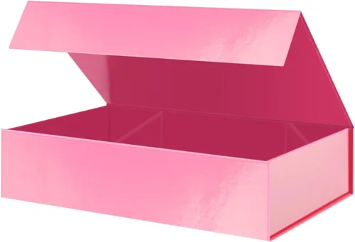 Miniatura 17 de PACKHOME Caja de regalo de 11.5 x 8 x 2.5 pulgadas, caja resistente para camisas con tapa magnética para múltiples ocasiones (negro brillante)