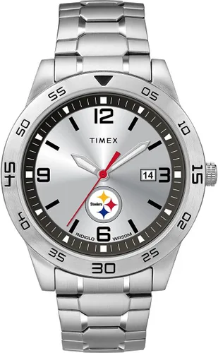 Miniatura 17 de Timex Tribute Reloj de cuarzo para hombre Citation de 42 mm con correa de acero inoxidable