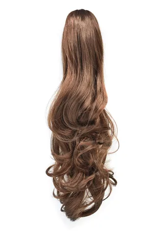 Miniatura 14 de Natural Mujeres Onduladas Chic Garra Pinza Pinza Cola de Caballo Coqueto Capa Extensión de Pelo 14" Rizado Fibra de Alta Temperatura Extensión de 1#