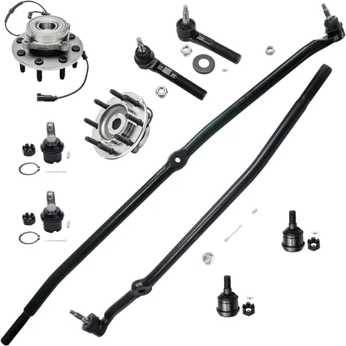 Miniatura 82 de Detroit Axle - Kit de extremo delantero RWD para Chrysler 300 Dodge Challenger Charger Upper Lower Control Arms rótulas de rodamiento de rueda Bujes
