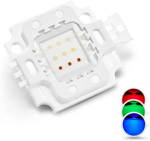 Miniatura 24 de CHANZON Foco LED de alta potencia de 10W con chip infrarrojo (IR 850nm / Entrada 900mA / DC 5V - 6V / 10 vatios) SMD COB Diodo emisor de luz para O)