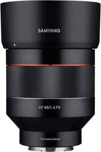 Samyang 85mm F1.4 Lente teleobjetivo con enfoque automático para Sony E-Mount - Compatible con Full Frame sin espejo, vidrio de alta resolución HR,