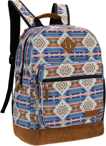 Miniatura 15 de Wrangler Yellowstone Mochila resistente al agua para viajes, mochila casual para portátil o cuaderno, negro cuerda, Mediana, Mochilas Daypack