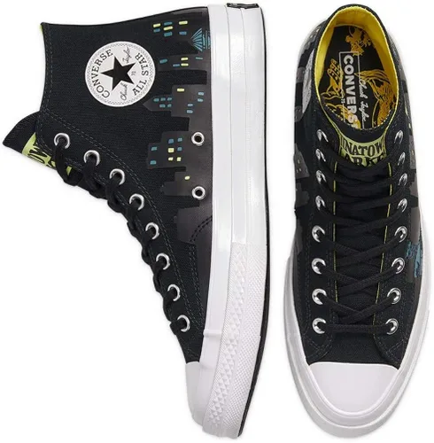 Miniatura 6 de Converse - Chuck de Batman x Chinatown Market Chuck 70, color negro y amarillo